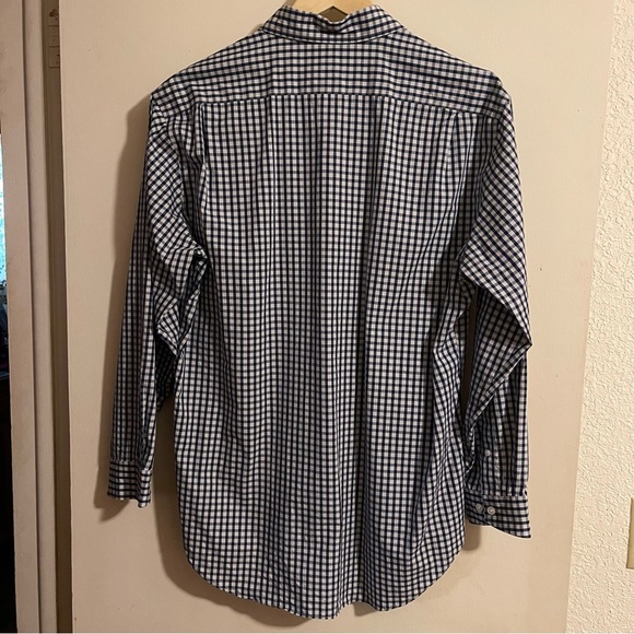 Blue and White Casual Button Down Shirt - Picture 4 of 7